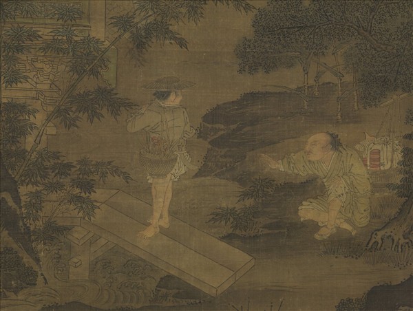 宋劉松年蓬壺仙侶圖　軸