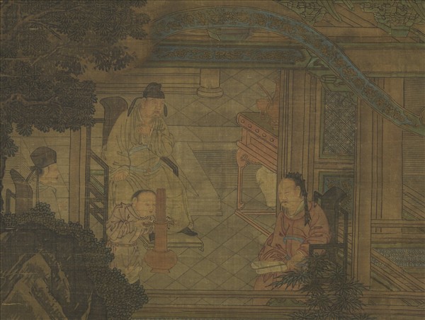 宋劉松年蓬壺仙侶圖　軸