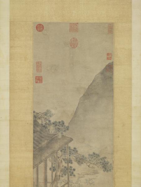 宋劉松年絲綸圖　軸