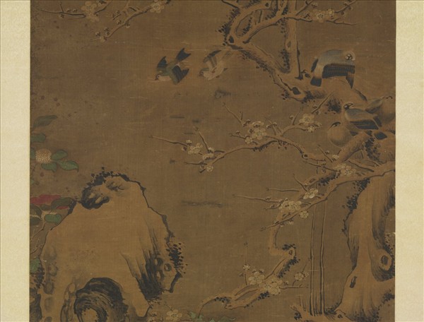 林璜畫雙鶴　軸