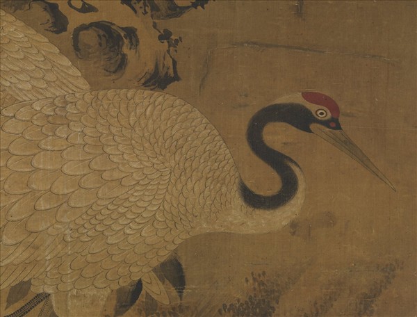 林璜畫雙鶴　軸