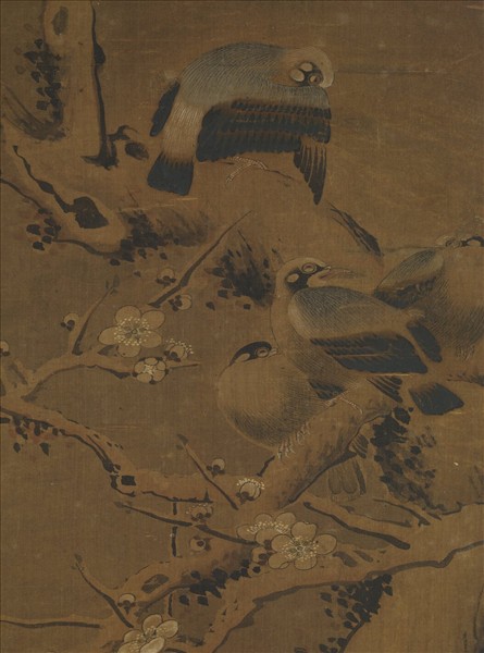 林璜畫雙鶴　軸