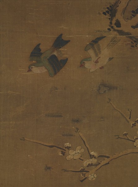 林璜畫雙鶴　軸