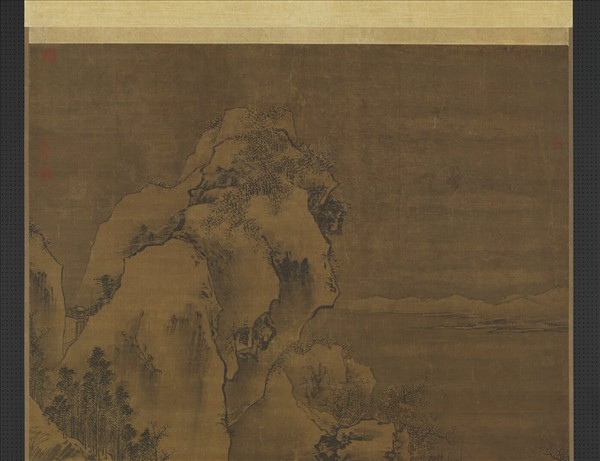 明朱端尋梅圖　軸