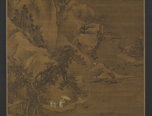 明朱端尋梅圖　軸