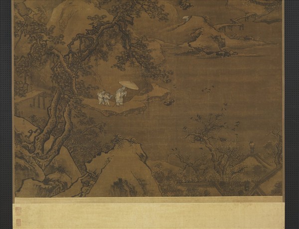 明朱端尋梅圖　軸