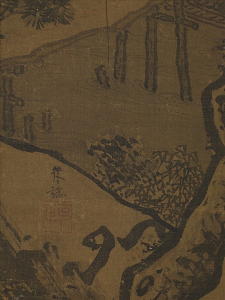 明朱端尋梅圖　軸