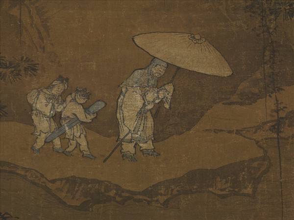 明朱端尋梅圖　軸