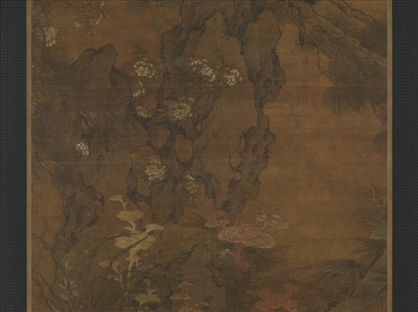 明人畫雙喜　軸