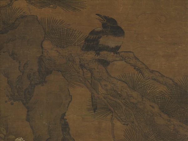 明人畫雙喜　軸