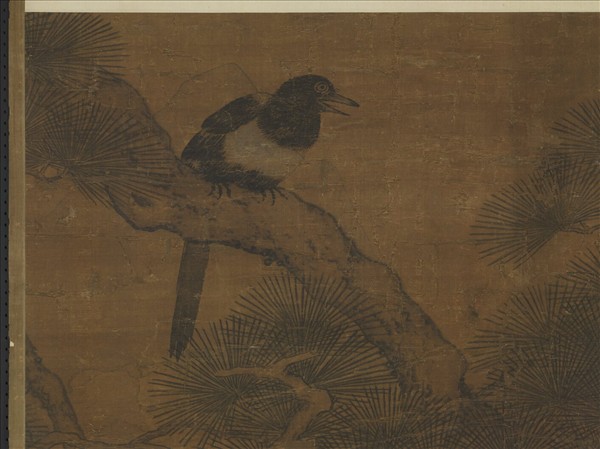 明人畫雙喜　軸