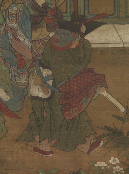 宋蘇漢臣畫五瑞圖　軸