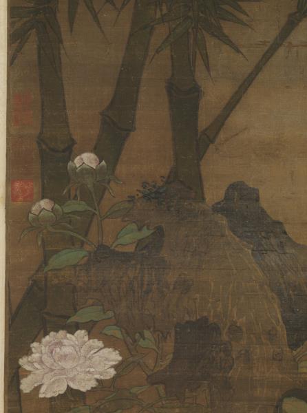 宋蘇漢臣畫五瑞圖　軸