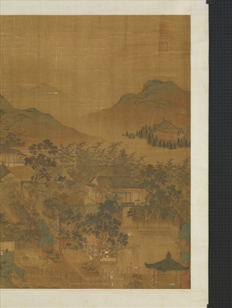 明仇英園林清課圖　軸