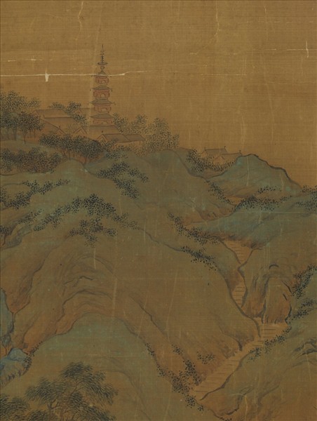 明仇英園林清課圖　軸