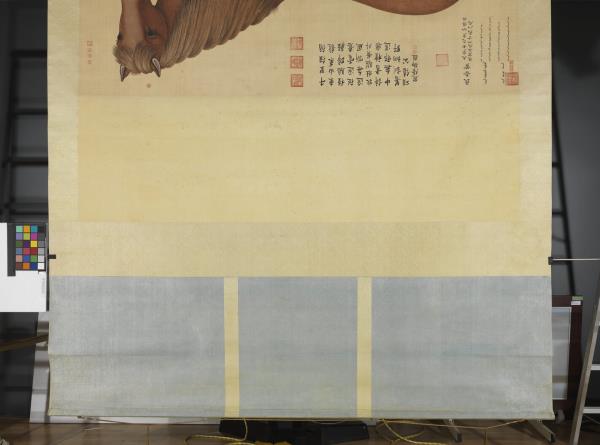 清艾啟蒙畫良吉黃　軸