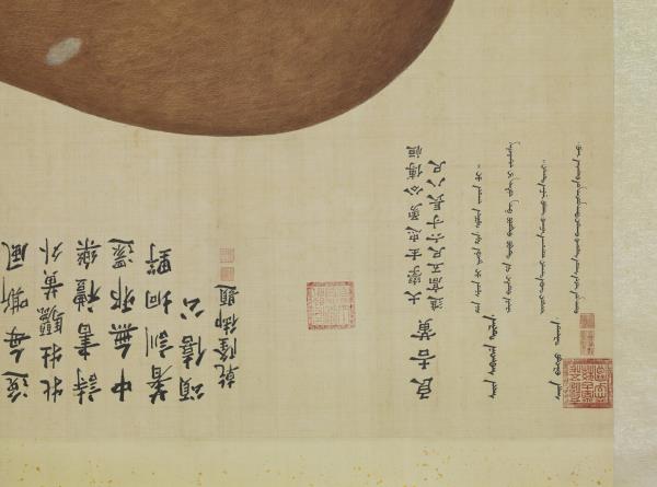 清艾啟蒙畫良吉黃　軸