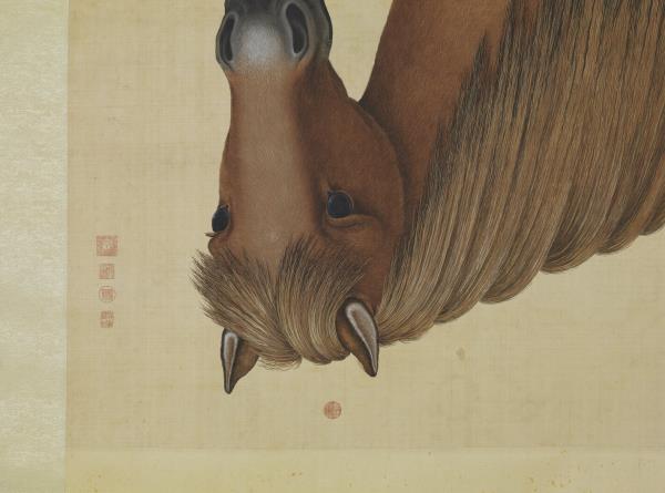 清艾啟蒙畫良吉黃　軸