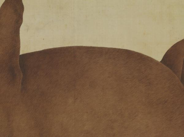 清艾啟蒙畫良吉黃　軸