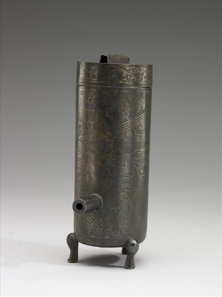 嵌金銀車馬紋漏壺