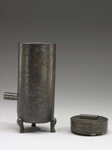 嵌金銀車馬紋漏壺