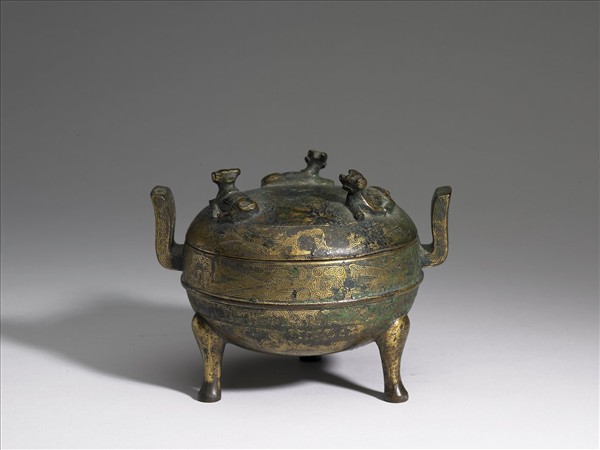 鎏金三犧鼎