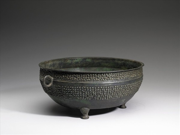 嵌綠松石乳丁紋敦