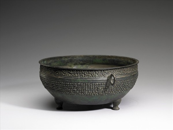 嵌綠松石乳丁紋敦