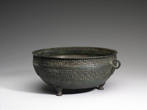 嵌綠松石乳丁紋敦