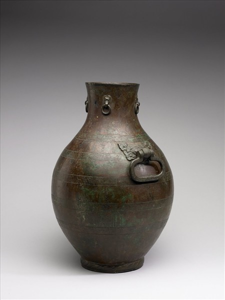 勾形獸紋壺