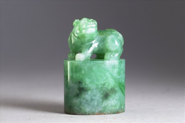 翠玉「寫心」印