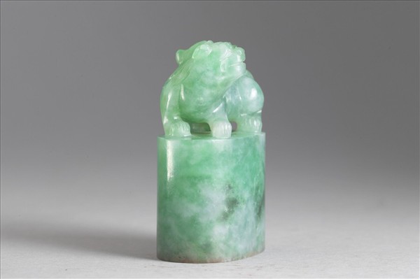 翠玉「寫心」印