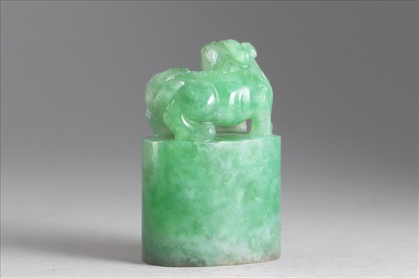 翠玉「寫心」印