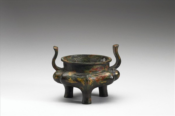 鎏金鼎形香爐
