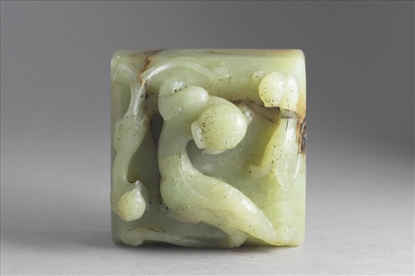 「五福五代堂古稀天子寶」玉印