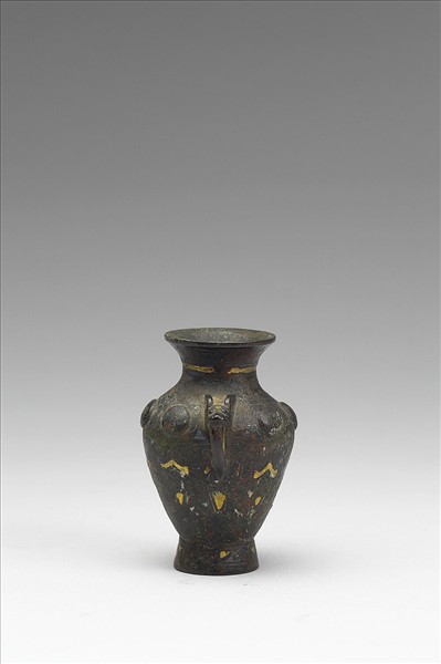 嵌金銀圓渦紋小罍