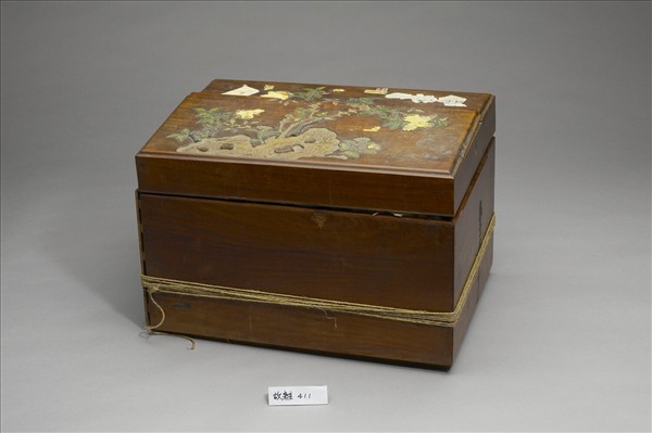 鑲嵌花梨木匣