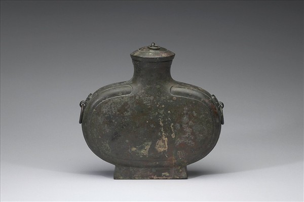 獸環扁壺