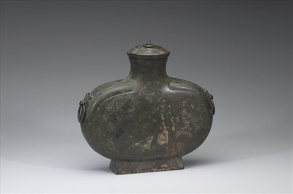 獸環扁壺