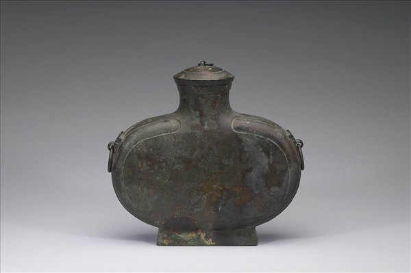 獸環扁壺