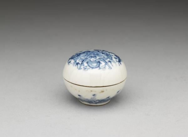 青花龍紋胭脂盒