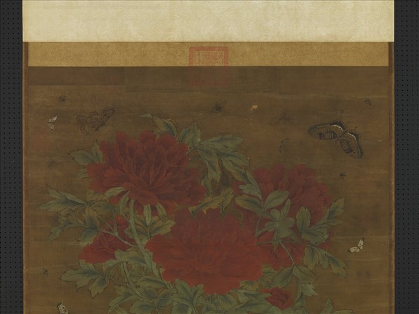 宋人花王圖　軸