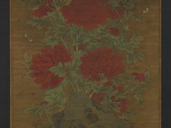 宋人花王圖　軸