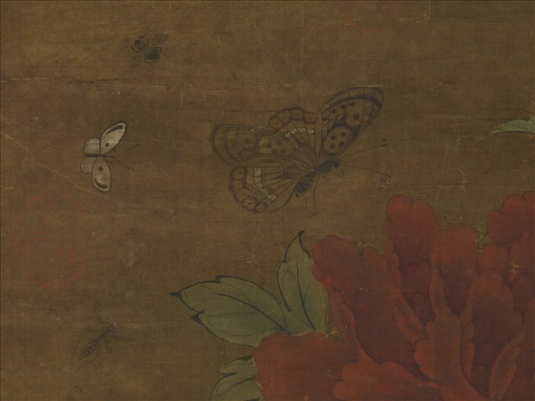 宋人花王圖　軸