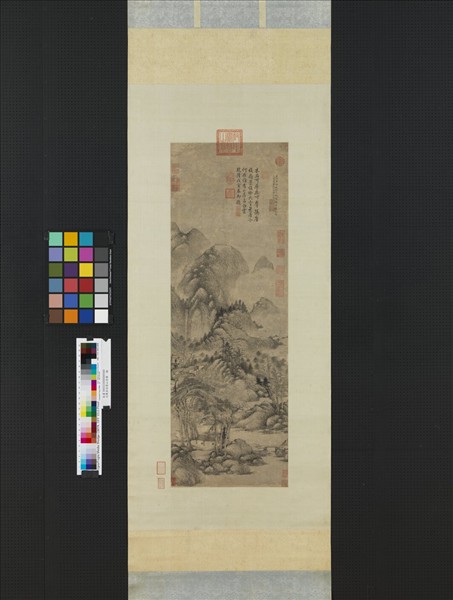 元陳貞白雲山房圖　軸