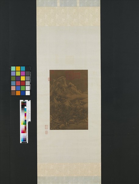 元人買魚沽酒圖　軸