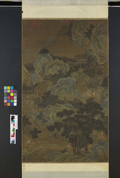 元胡廷暉蓬萊仙會圖　軸