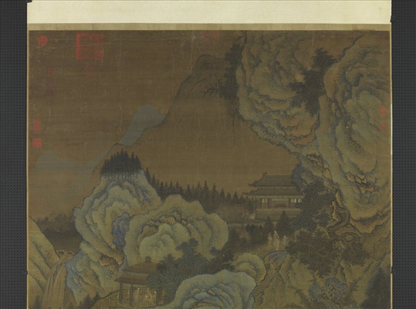 元胡廷暉蓬萊仙會圖　軸