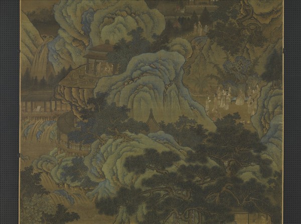 元胡廷暉蓬萊仙會圖　軸