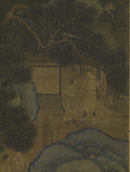 元胡廷暉蓬萊仙會圖　軸